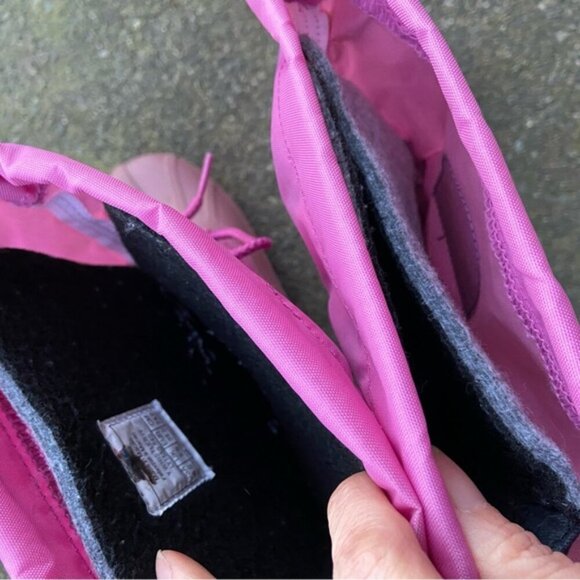 Sorel fleece insulated snow pink boots winter boots S Sz 6 - Picture 8 of 9